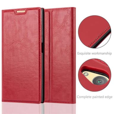 Sony Xperia XA1 PLUS lommebokdeksel case (rød)