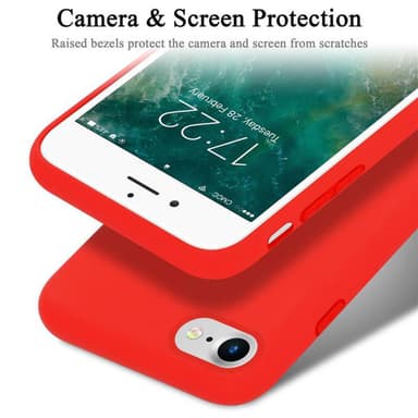 iPhone 7 / 7S / 8 / SE 2020 silikondeksel case (blå)