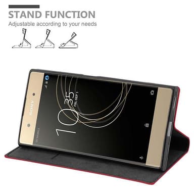 Sony Xperia XA1 PLUS lommebokdeksel case (rød)