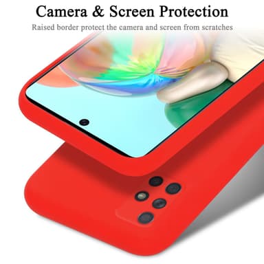 Samsung Galaxy A51 4G / M40s silikondeksel case (rød)