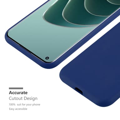 Deksel OnePlus 10 PRO 5G Silikon cover (blå)