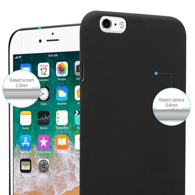 iPhone 6 PLUS / 6S PLUS Hardt Deksel Cover (svart)