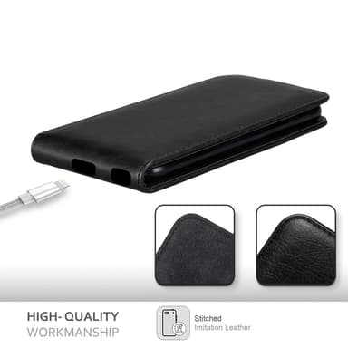 iPhone 11 deksel flip cover (svart)