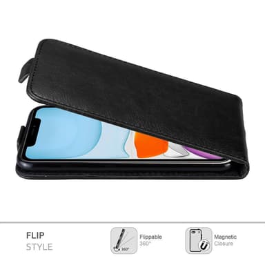 iPhone 11 deksel flip cover (svart)