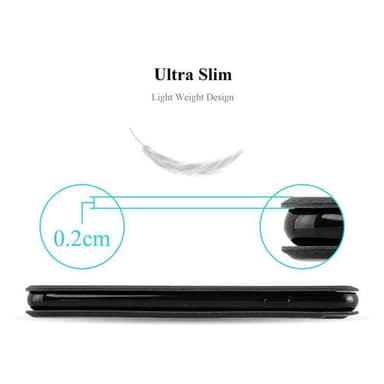 iPhone XR lommebokdeksel cover (svart)