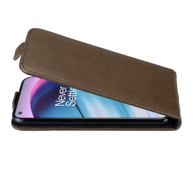 OnePlus Nord CE 5G deksel flip cover (brun)