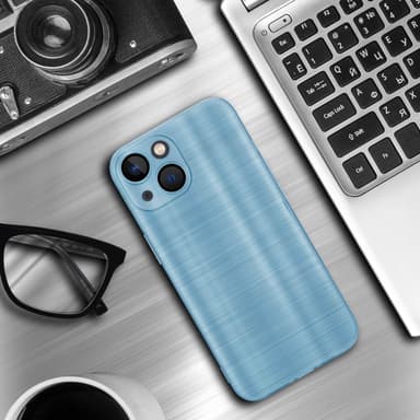 iPhone 14 Silikondeksel Beskyttelse (turkis)