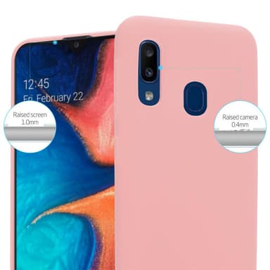 Deksel Samsung Galaxy A10e / A20e Silikon cover (rosa)