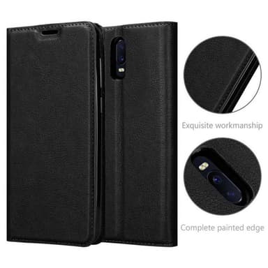 Oppo R17 lommebokdeksel case (svart)