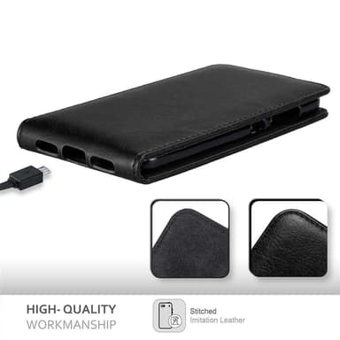 ZTE Blade V8 deksel flip cover (svart)