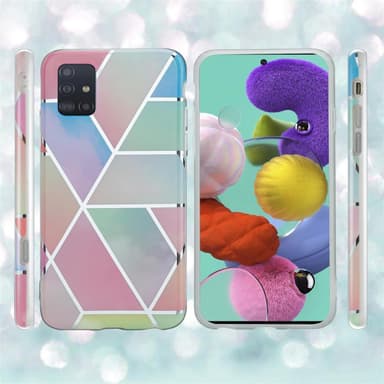 Samsung Galaxy A51 4G / M40s lommebokdeksel etui (rosa)