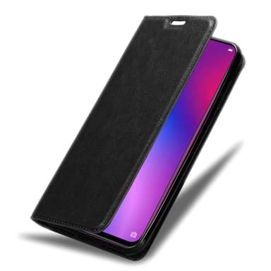 Oppo R17 lommebokdeksel case (svart)
