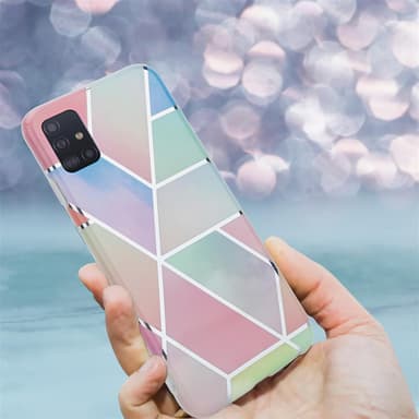 Samsung Galaxy A51 4G / M40s lommebokdeksel etui (rosa)