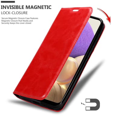 Samsung Galaxy A32 5G lommebokdeksel case (rød)