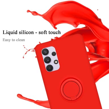 Deksel Samsung Galaxy A33 5G Ring Case (rød)