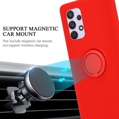 Deksel Samsung Galaxy A33 5G Ring Case (rød)