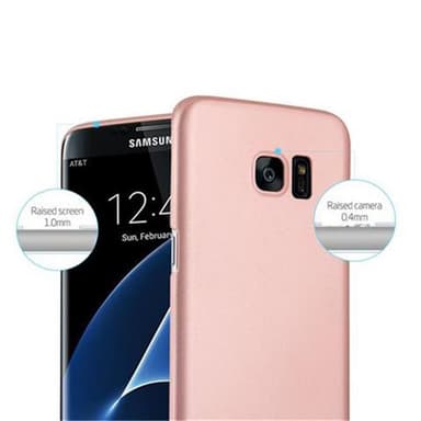 Deksel Samsung Galaxy S7 EDGE Case Cover (rosa)