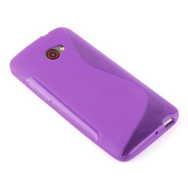 HTC BUTTERFLY S silikondeksel case (lilla)