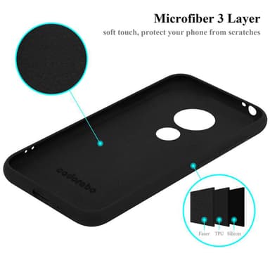 Motorola MOTO E5 PLAY GO silikondeksel case (svart)