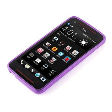 HTC BUTTERFLY S silikondeksel case (lilla)