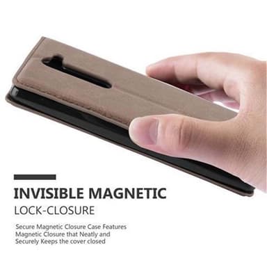 LG G4C / G4 MINI / MAGNA lommebokdeksel case (brun)