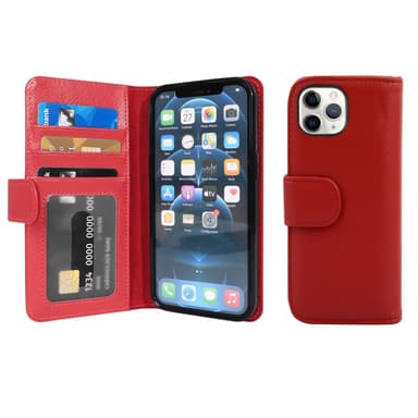iPhone 13 PRO lommebokdeksel case (rød)