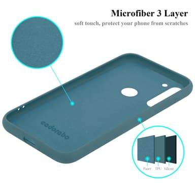 Motorola MOTO G8 silikondeksel case (Grønn)