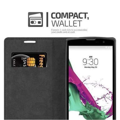 LG G4C / G4 MINI / MAGNA lommebokdeksel case (brun)