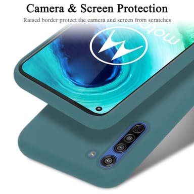 Motorola MOTO G8 silikondeksel case (Grønn)