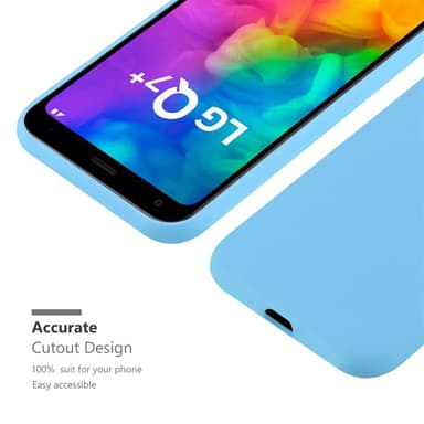 Deksel LG Q7 / Q7a / Q7+ Silikon cover (blå)