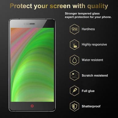 ZTE Nubia Z9 MAX Skjermbeskytter Skärmskydd