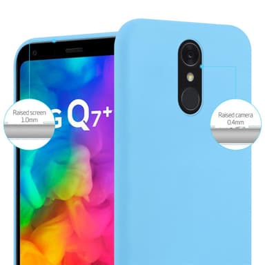 Deksel LG Q7 / Q7a / Q7+ Silikon cover (blå)
