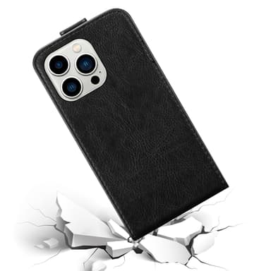 iPhone 14 PRO MAX deksel flip cover (svart)