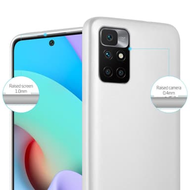 Deksel Xiaomi RedMi 10 Case Cover (sølv)