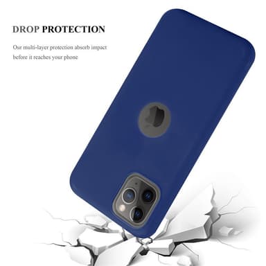 Deksel iPhone 11 PRO MAX Silikon cover (blå)