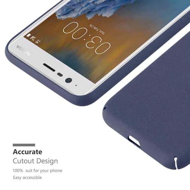 Nokia 3 2017 Hardt Deksel Cover (blå)