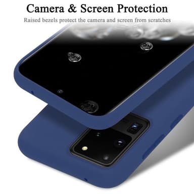 Samsung Galaxy S20 ULTRA silikondeksel case (blå)