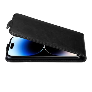 iPhone 14 PRO MAX deksel flip cover (svart)