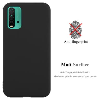 Deksel Xiaomi RedMi 9T / POCO M3 Silikon cover (svart)