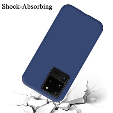 Samsung Galaxy S20 ULTRA silikondeksel case (blå)
