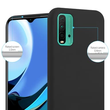 Deksel Xiaomi RedMi 9T / POCO M3 Silikon cover (svart)