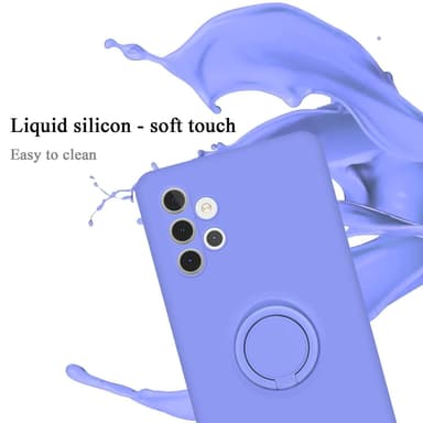 Deksel Samsung Galaxy A32 4G Ring Case (lilla)