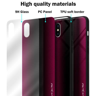 iPhone X / XS Deksel Case Cover (rosa)