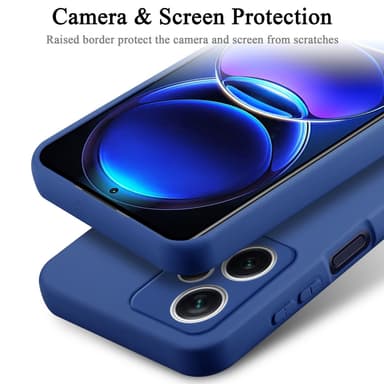 Redmi Note 12 Pro Plus 5G silikondeksel case (Blå)