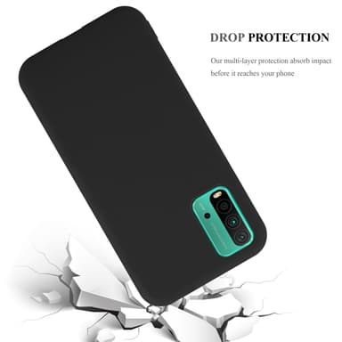 Deksel Xiaomi RedMi 9T / POCO M3 Silikon cover (svart)