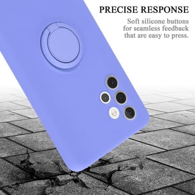 Deksel Samsung Galaxy A32 4G Ring Case (lilla)