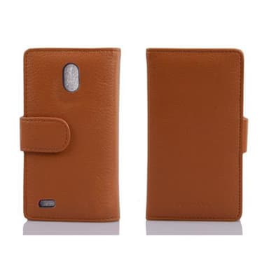Huawei ASCEND G700 lommebokdeksel etui (brun)