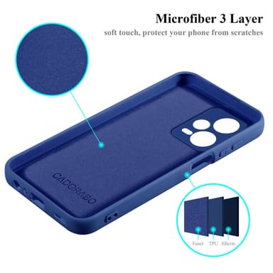 Redmi Note 12 Pro Plus 5G silikondeksel case (Blå)