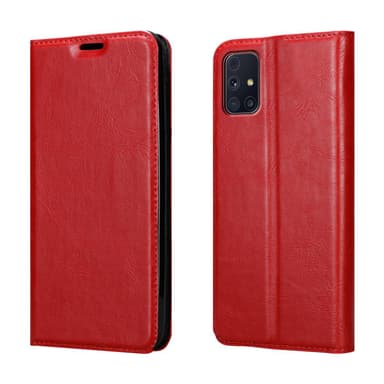 Samsung Galaxy M31s lommebokdeksel case (rød)