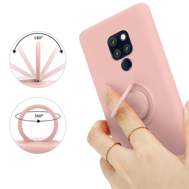 Deksel Huawei MATE 20 Ring Case (rosa)